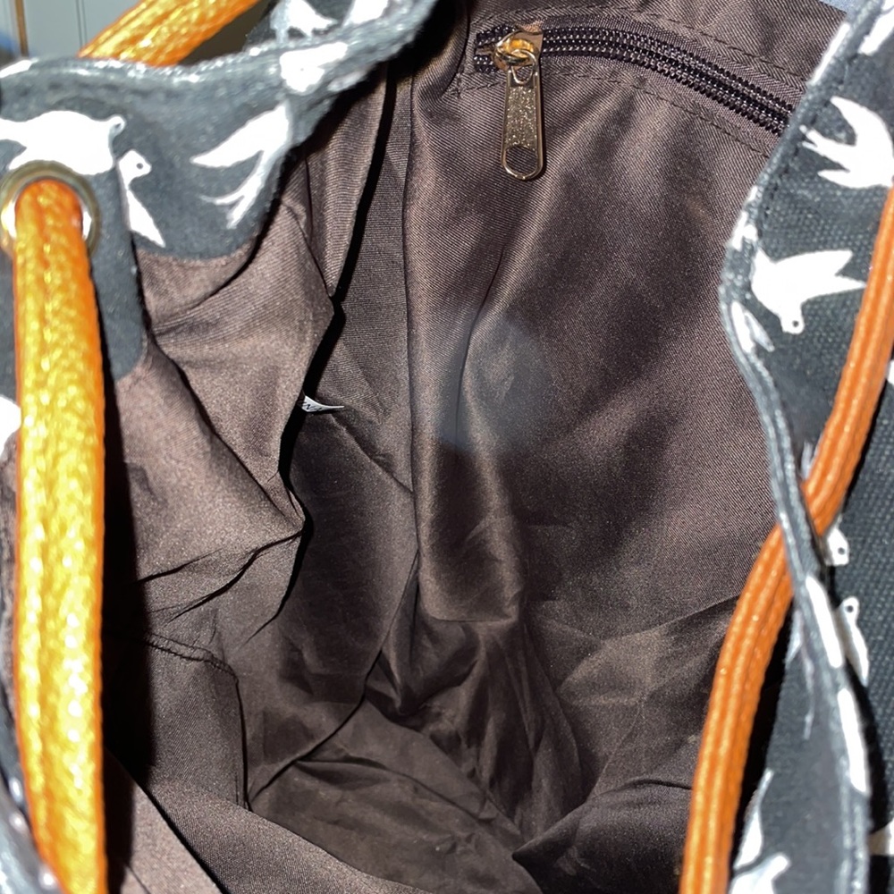 Drawstring Canvas Backpack - image 4